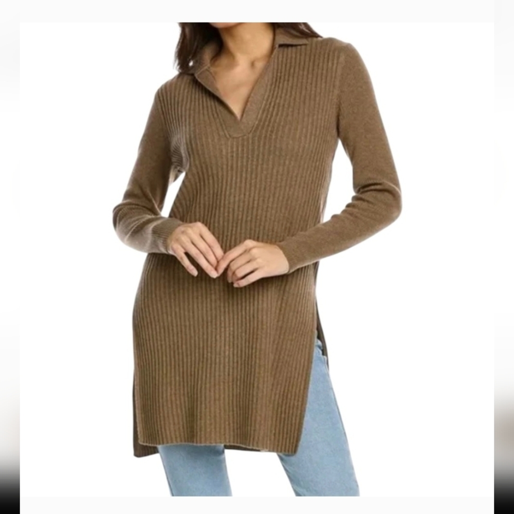 Alex Mill Tunic Pullover Sweater Long Sleeve S Merino Wool Blend #1010